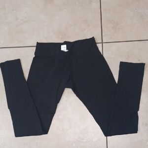 Never Worn LNA Black Leggings With Ankle Zippers, Size XS